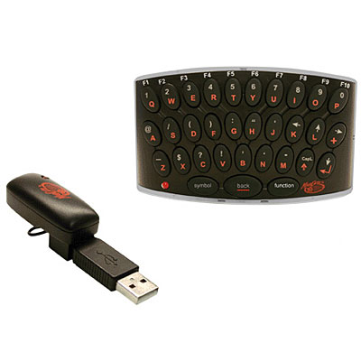 Клавиатура беспроводная Wireless/Sans-Fil Thumbpad для платформы Sony PlayStaion 3 Аксессуар MadCatz/JoyTech; Китай 2009 г ; Модель: BW2-08829 инфо 13225k.
