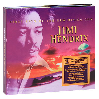Jimi Hendrix First Rays Of The New Rising Sun The Authorised Hendrix Family Edition (CD + DVD) Формат: CD + DVD (DigiPack) Дистрибьюторы: Legacy, SONY BMG Европейский Союз Лицензионные товары инфо 5635l.