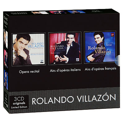 Rolando Villazon Opera Recital / Airs D'Operas Italiens / Airs D'Operas Francais Limited Edition (3 CD) Серия: Originals инфо 3170a.