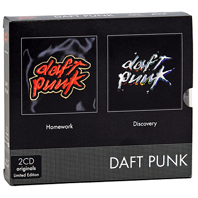 Daft Punk Homework / Discovery Limited Edition (2 CD) Формат: 2 Audio CD (Box Set) Дистрибьюторы: Virgin Music, Gala Records Европейский Союз Лицензионные товары Характеристики аудионосителей 2001 г Альбом: Импортное издание инфо 880d.
